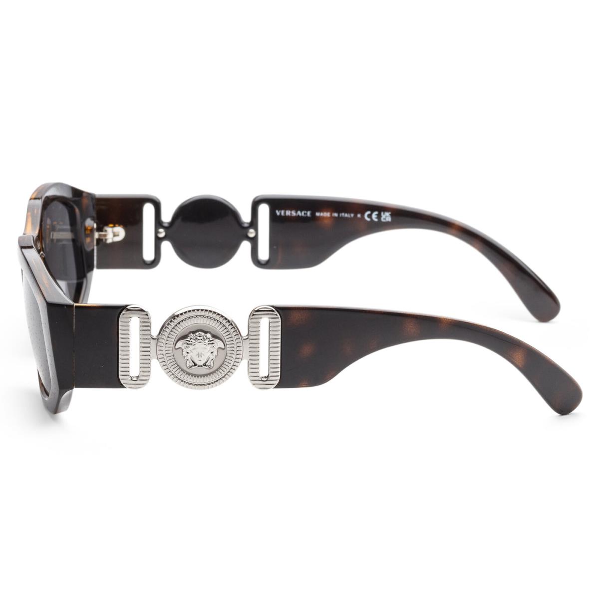 Versace Men`s 53mm Havana Sunglasses VE4361-542387-53 - Frame: Brown, Lens: Grey, Other Frame: Havana