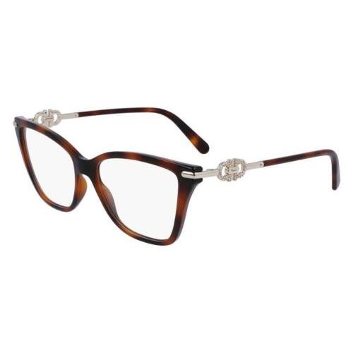 Salvatore Ferragamo SF 2949R 240 Tortoise Eyeglasses 54/15/140