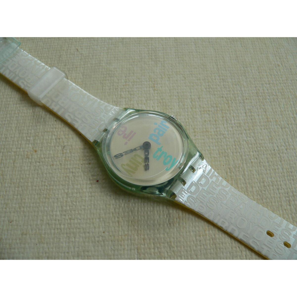 1997 Vintage Swatch Watch Destime GG144 Designed by Nancy Dwyer