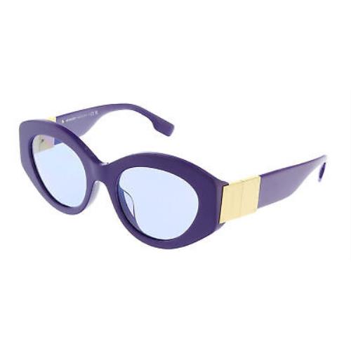 Burberry 0BE4361F 39891A Sophia Oval Full Rim Violet Sunglasses