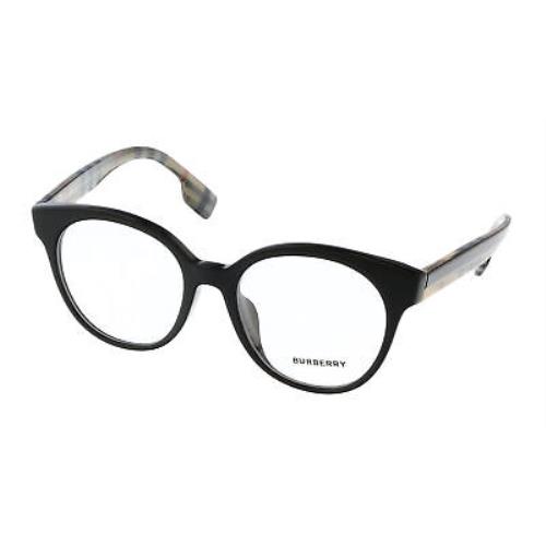 Burberry 0BE2356F 3942 Jacqueline Round Full Rim Black Optical Frames