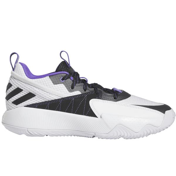Adidas Dame Certified Damian Lillard ID1810 White Purple Mens Basketball Shoes