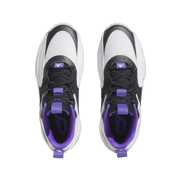 Adidas shoes Dame - Cloud White/Core Black/Purple Rush , Cloud White/Core Black/Purple Rush Manufacturer 3