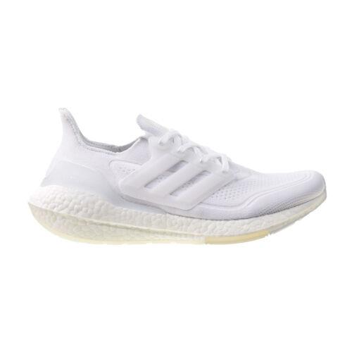 Adidas Ultraboost 21 Men`s Shoes Triple White FY0379 - Triple White