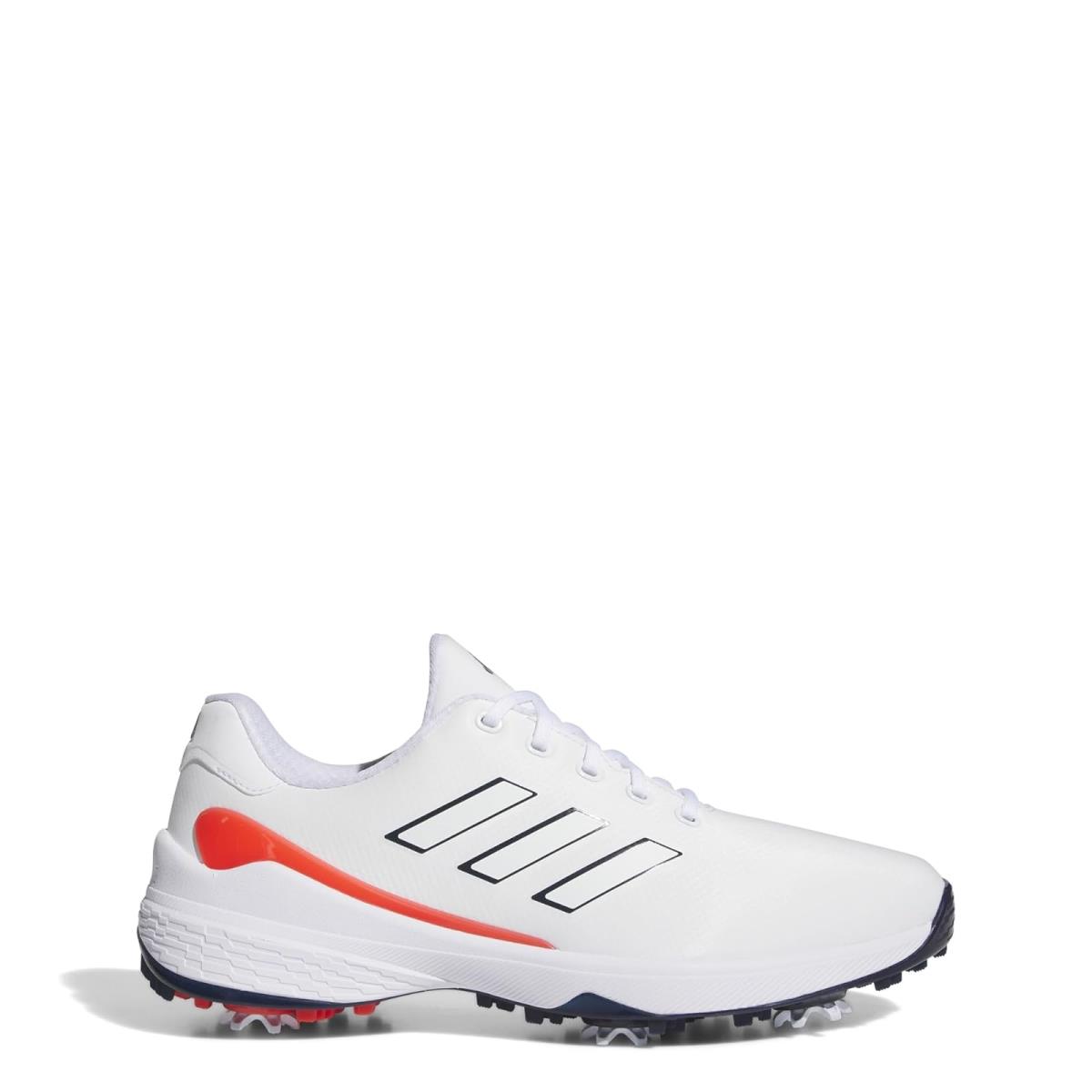 Man`s Sneakers Athletic Shoes Adidas Golf ZG23 Shoes Footwear White/Collegiate Navy/Bright Red