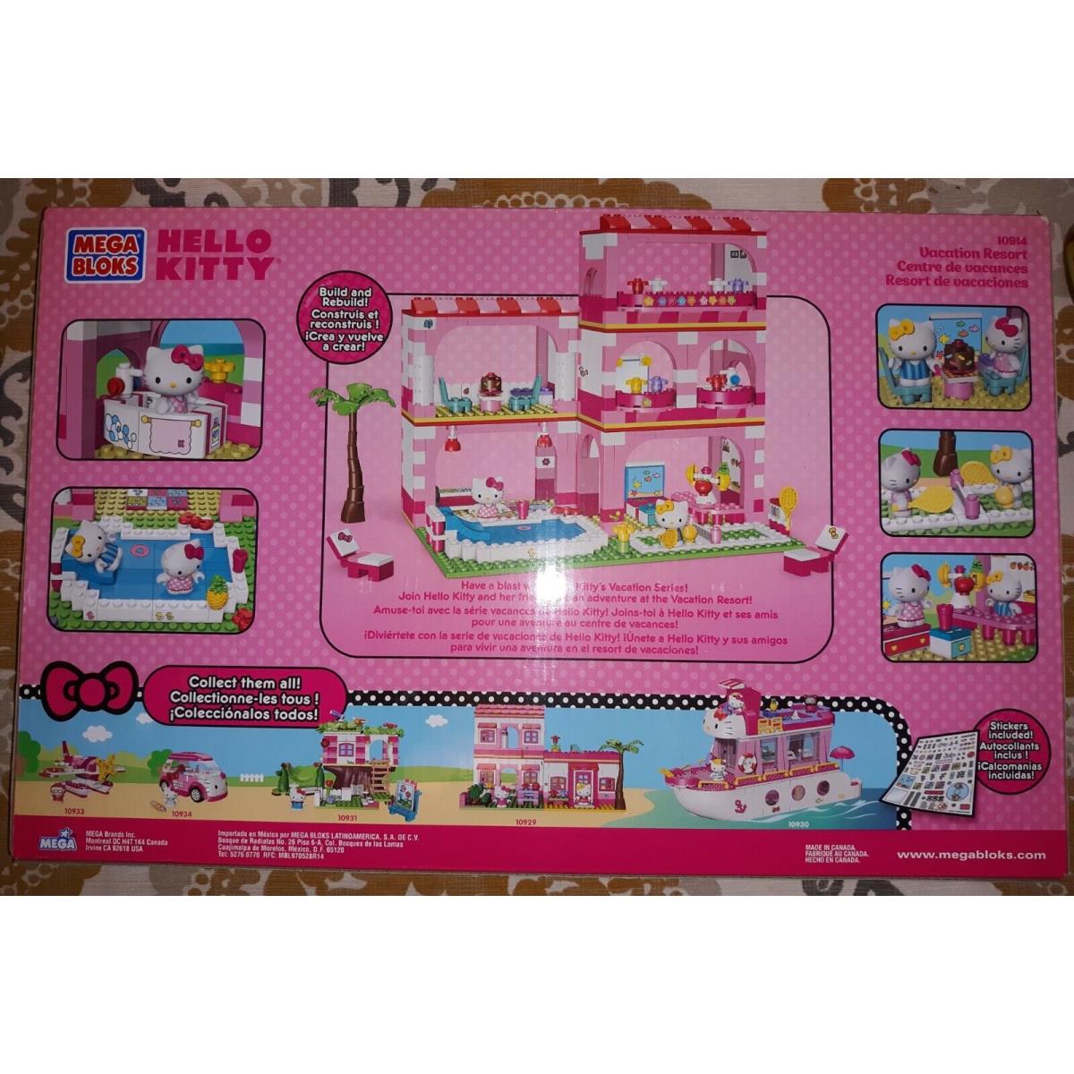 Mega Bloks 10914 Hello Kitty Exclusive Vacation Resort