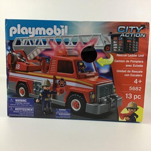Playmobil 5682 City Action Rescue Ladder Unit Fire Engine Firefighters 2015