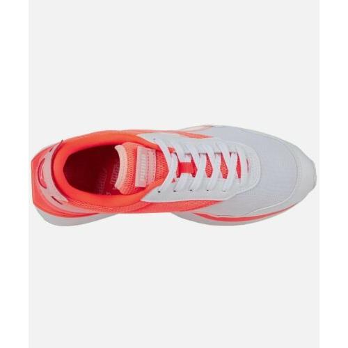 Puma shoes  - White-Fiery Coral 2