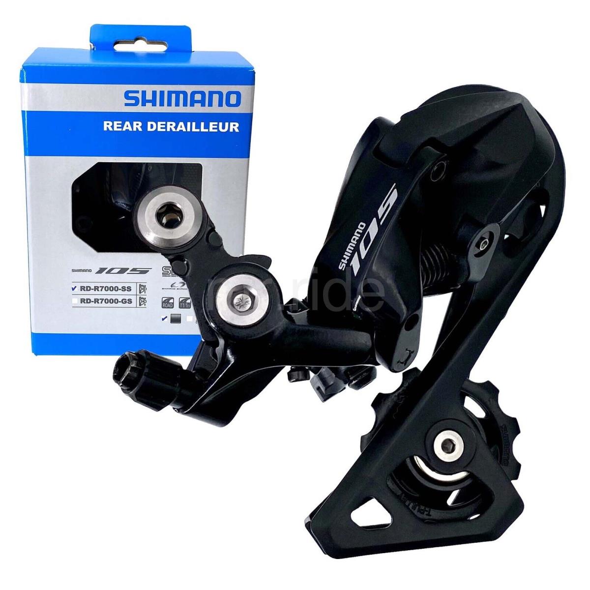 Shimano 105 RD-R7000-SS Rear Derailleur Short Cage 11S Shimano Shadow Black