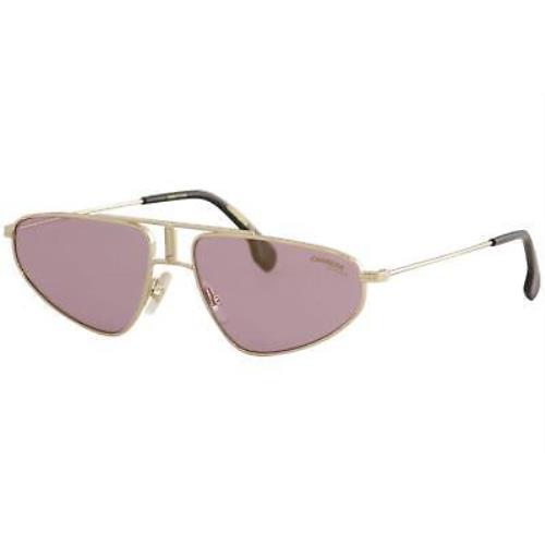 Carrera Women`s 1021/S S9E13 Gold Fashion Pilot Sunglasses