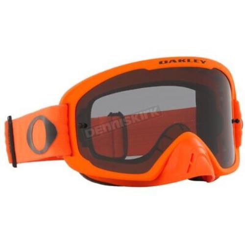 Oakley Orange O-frame 2.0 Pro MX Moto Goggles W/dark Grey Lens - 0OO7115 711533 - Frame: Orange, Lens: Dark Gray