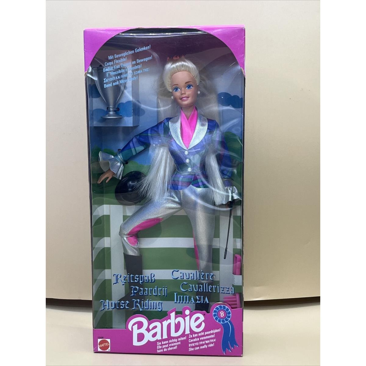 Vintage Horse Riding Barbie 1994 Nrfb International Foreign Edition 12456