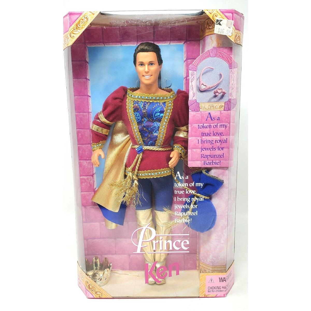 Nrfb Vintage 1997 Prince Ken For Rapunzel Barbie 18080 Mattel Doll