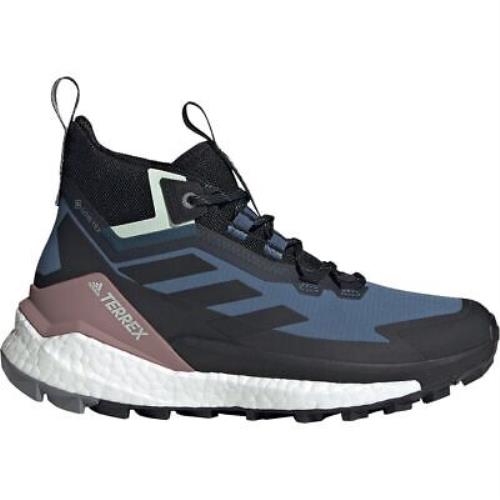 Adidas Terrex Terrex Free Hiker 2 Hiking Shoe - Women`s Wonder Steel/core - Wonder Steel/Core Black/Linen Green