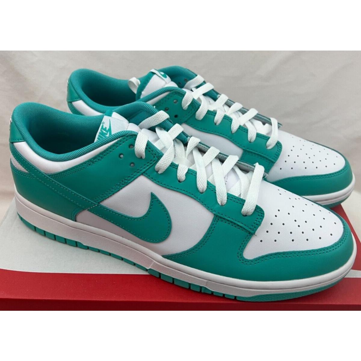 Nike Dunk Low Retro Bttys Clear Jade Green Shoes DV0833-101 Men`s Size 12 - Green