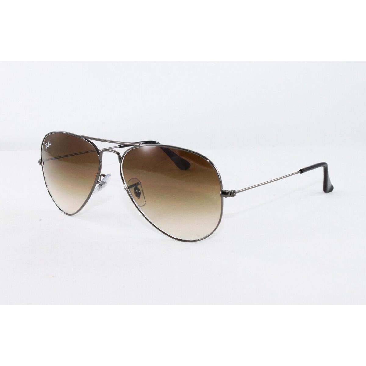 Ray Ban Sunglasses Aviator Large RB3025 00451 Gunmetal 58mm Brown Gradient Lens