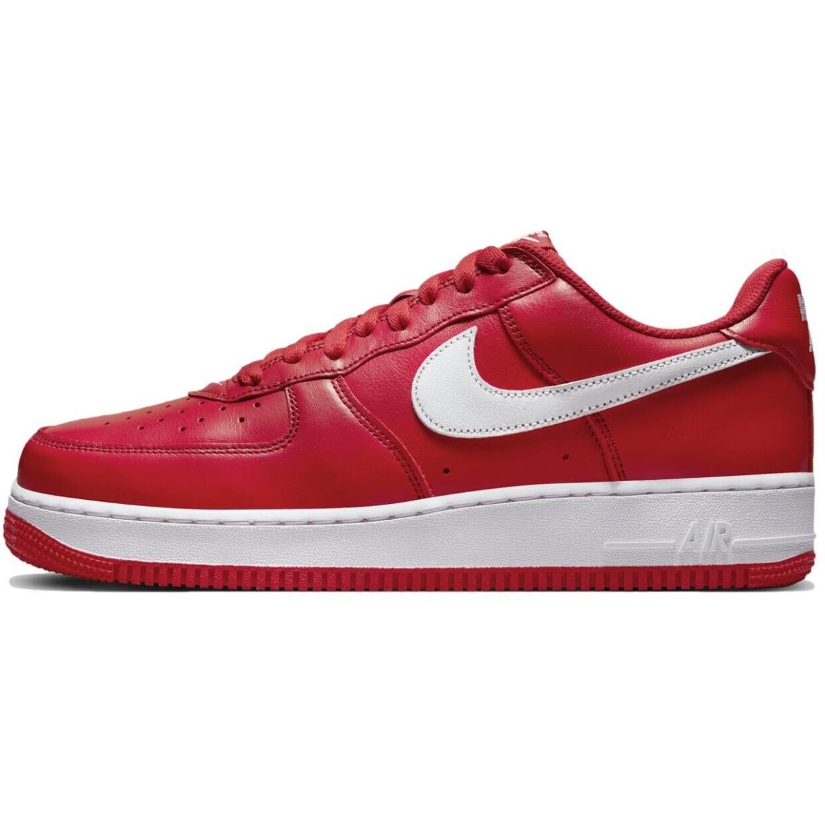 Sz 6.5 - Nike Men`s Air Force 1 Low Retro QS `university Red` Shoes FD7039-600 - Red