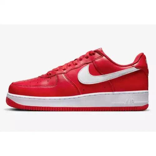 Nike Air Force 1 Low Retro QS - University Red - Men Youth Size 4 - Red