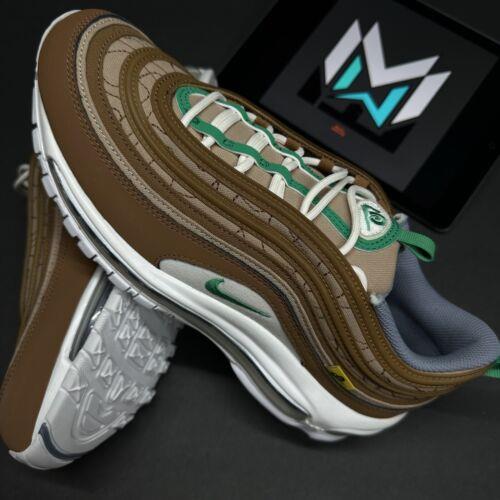 Nike Air Max 97 SE Moving Company Shoes Sneakers Hemp DV2621-200 Men`s Size 9