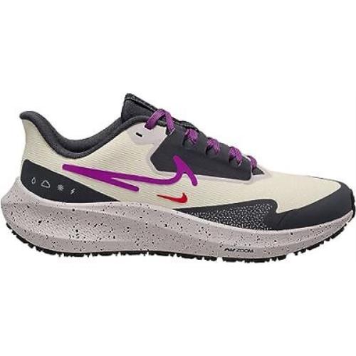 Nike Women`s Pegasus 39 Shield Running Shoes Off-white/bone 10.5 B Medium US