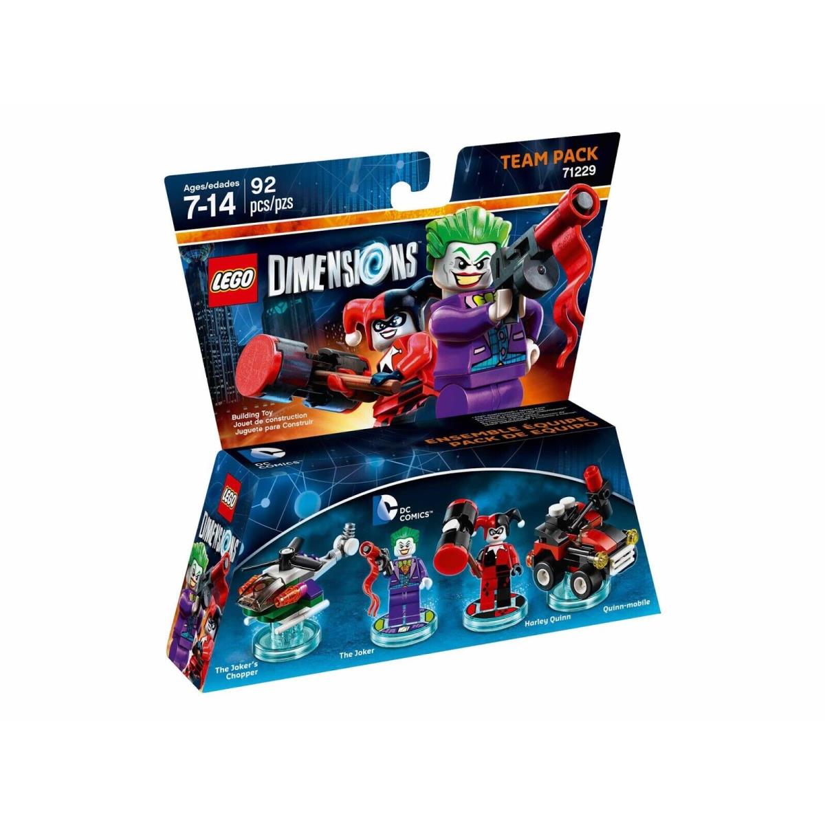 Lego Dimensions Team Pack DC Comics 71229 Joker Harley Quinn