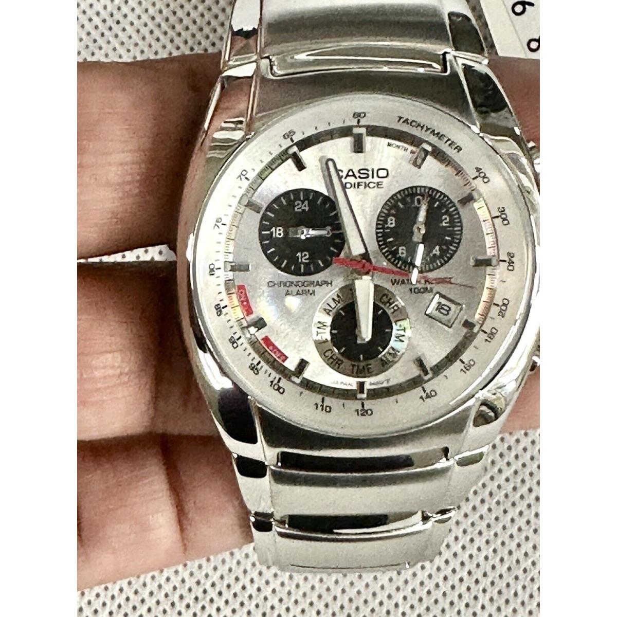 Casio Edifice Steel Silver Mens Watch EF510D-7AV