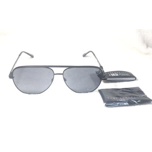 Quay Australia High Key Women s Sunglasses Black Frame Smoke Polarized Lens