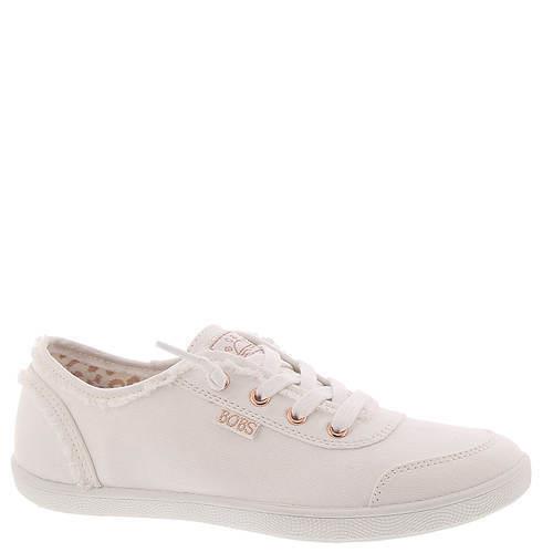 Womens Skechers Bobs B-CUTE-33492 White Canvas Shoes Medium/Regular (M)