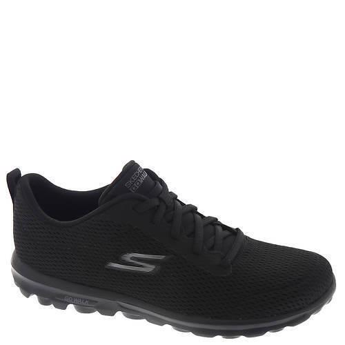 Womens Skechers Performance GO Walk Travel-fun Journey Black Fabric Shoes Medium/Regular (M)