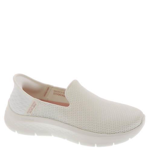 Womens Skechers Performance Slip-ins GO Walk Flex-relish Off White Mesh Shoe Medium/Regular (M)