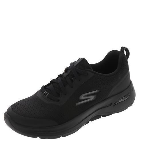 Womens Skechers Performance GO Walk Arch Fit-uptown Summer Black Mesh Shoes
