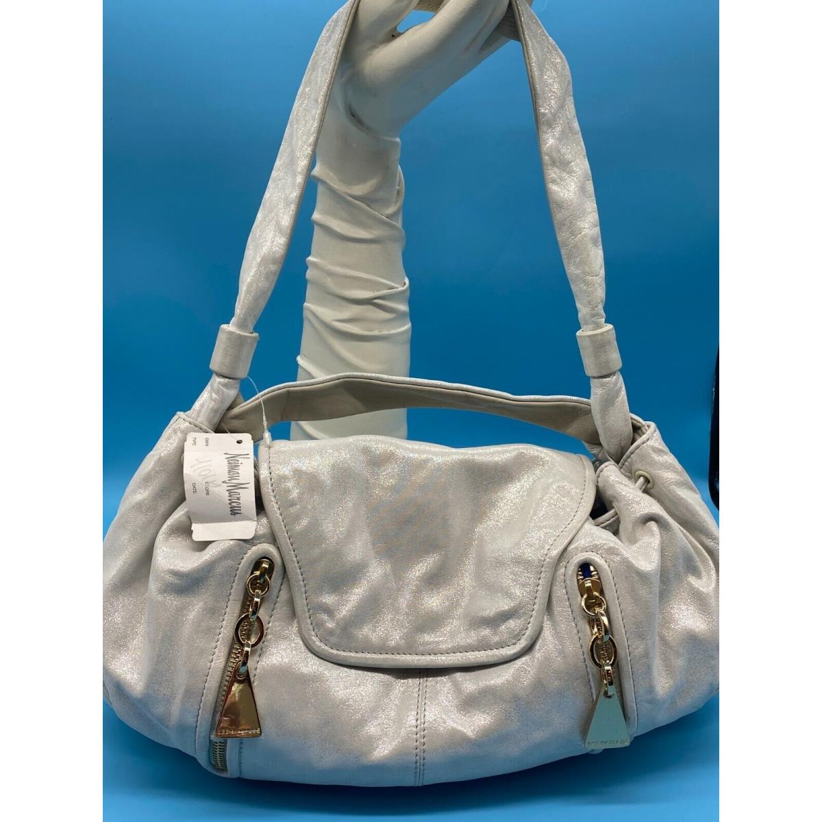 See BY Chloe Tassel Shoulder Bag/white Cow Leather/made Moracco/blue Lining/nwt