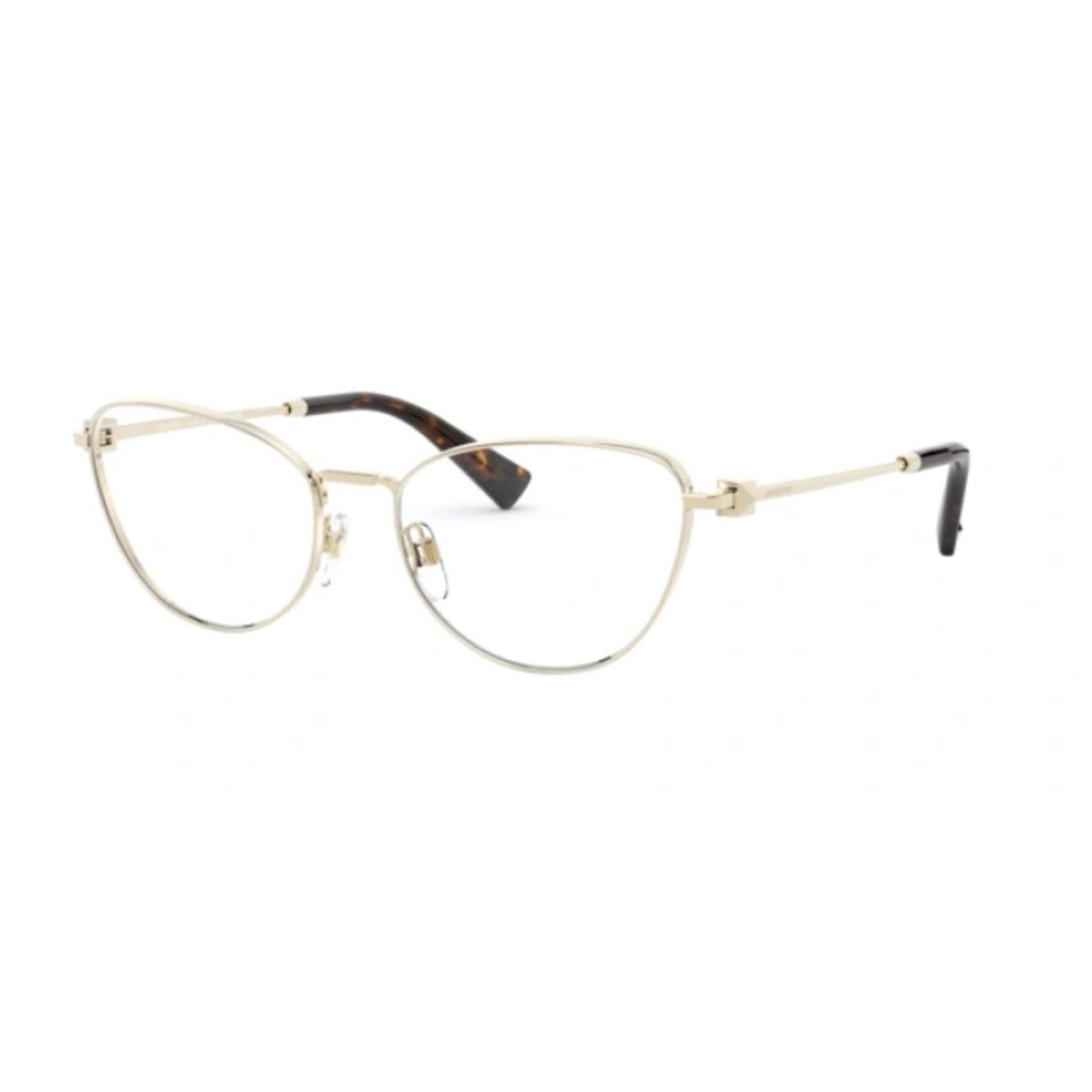 Valentino Eyeglasses VA 1016-3003 Pale Gold w/ Demo Lens 42mm