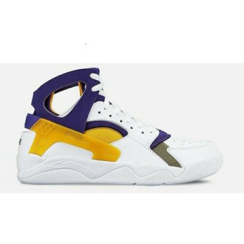 Nike Flight Huarache Lakers Youth Gold White Purple 705281 101 GS Boys Girl Kobe