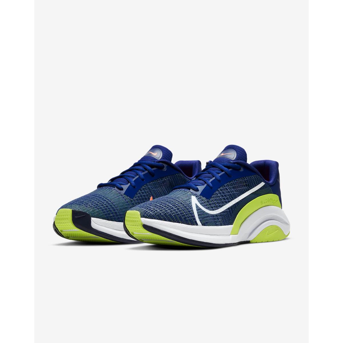 Nike shoes ZoomX SuperRep Surge - Deep Royal Blue/Cyber/Bright Mango/White 5