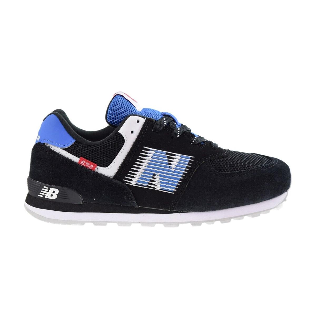 New Balance 574 Big Kids` Shoes Black-blue GC574-PDA