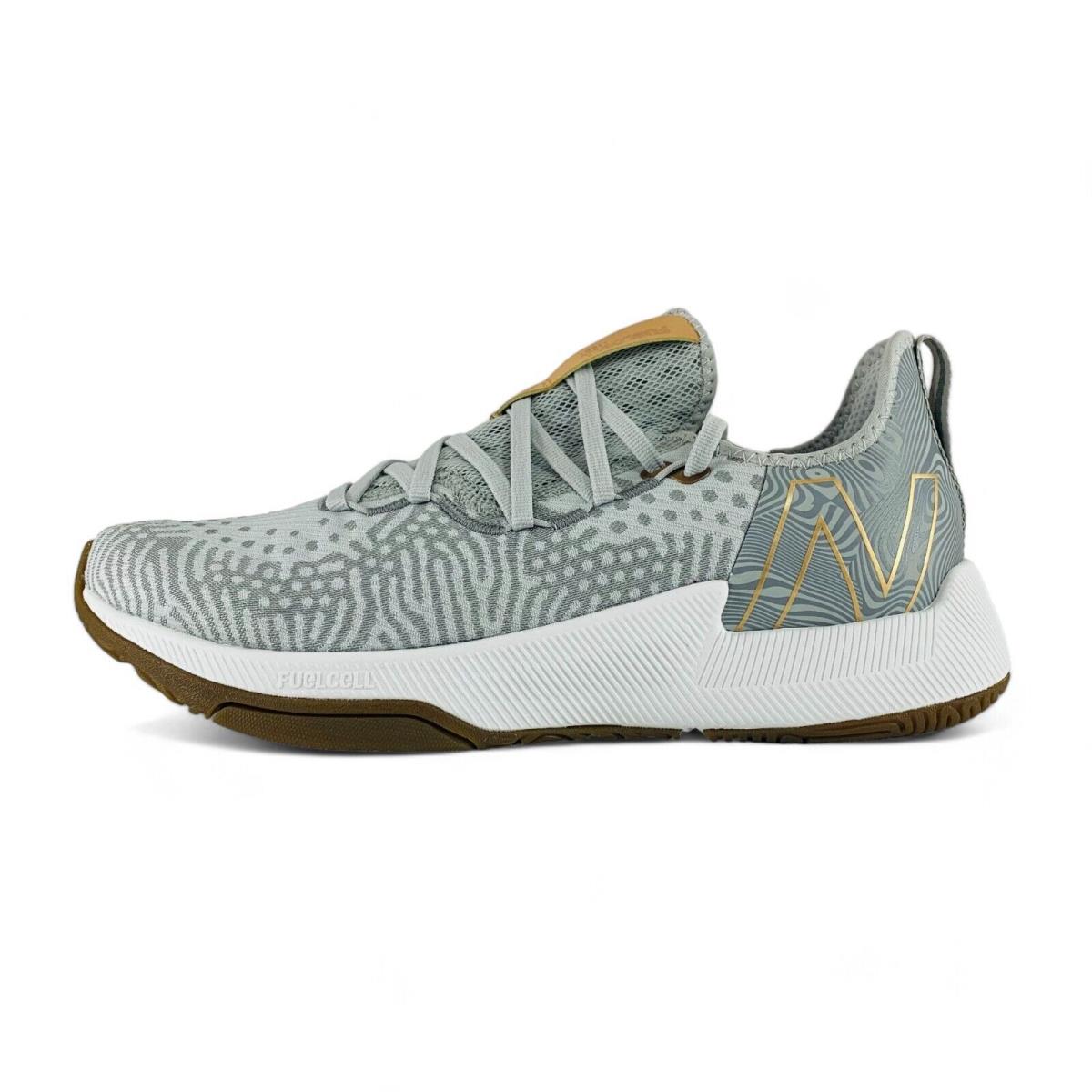 New Balance Fuelcell Trainer Men`s Wide Training Shoes Gray Gum MXM100CY - Gray