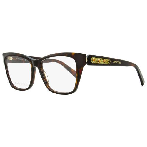 Swarovski Square Eyeglasses SK5468 052 Dark Havana 53mm