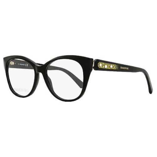Swarovski Oval Eyeglasses SK5469 001 Black 53mm