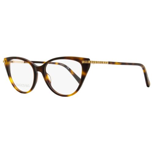 Swarovski Cat Eye Eyeglasses SK5425 052 Havana/gold 53mm