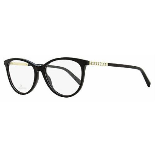 Swarovski Oval Eyeglasses SK5396 001 Black/gold 52mm