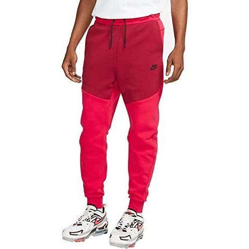 Nike Sportswear Tech Fleece Men`s Joggers Red Pink Sz Xxl CU4495