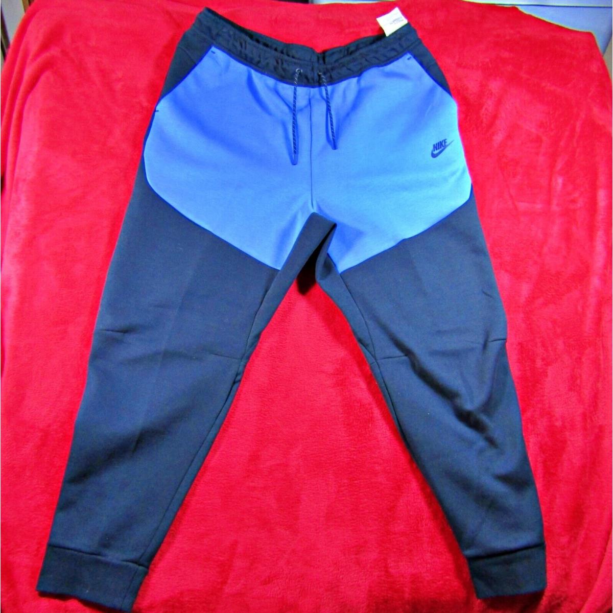 Men s Size Xxl Nike Sportswear Tech Fleece Joggers Blue Black CU4495 017