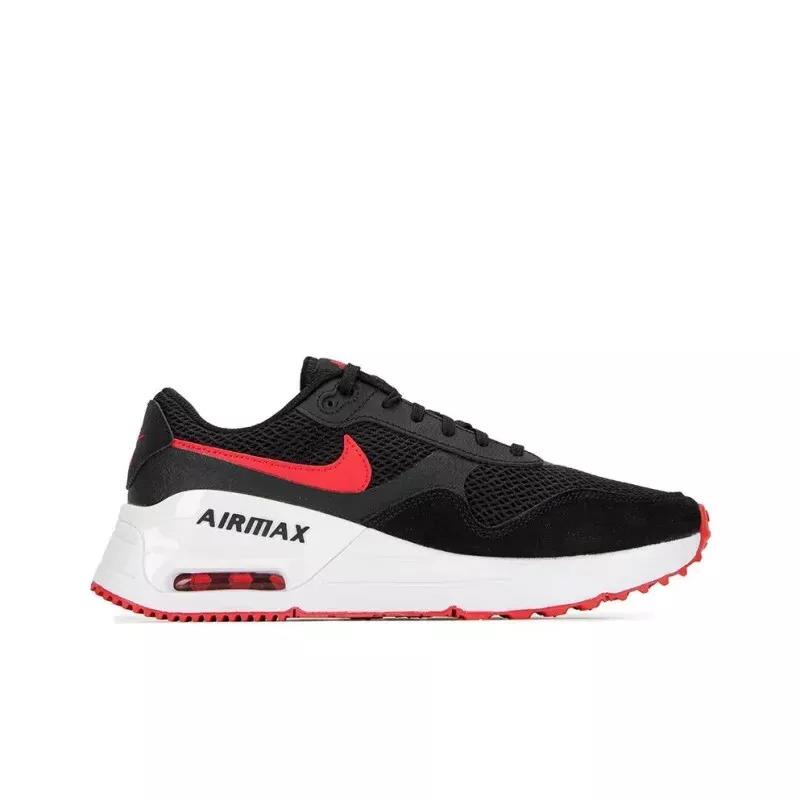 Nike Mens Air Max Systm Running Shoes Box NO Lid Size 12 DM9537 005 - BLACK/UNIVERSITY RED /WHITE