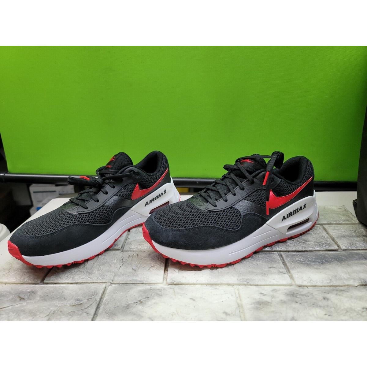 Nike Air Max Systm Shoes Men`s 11 Black/university Red/white DM9537-005 - Black