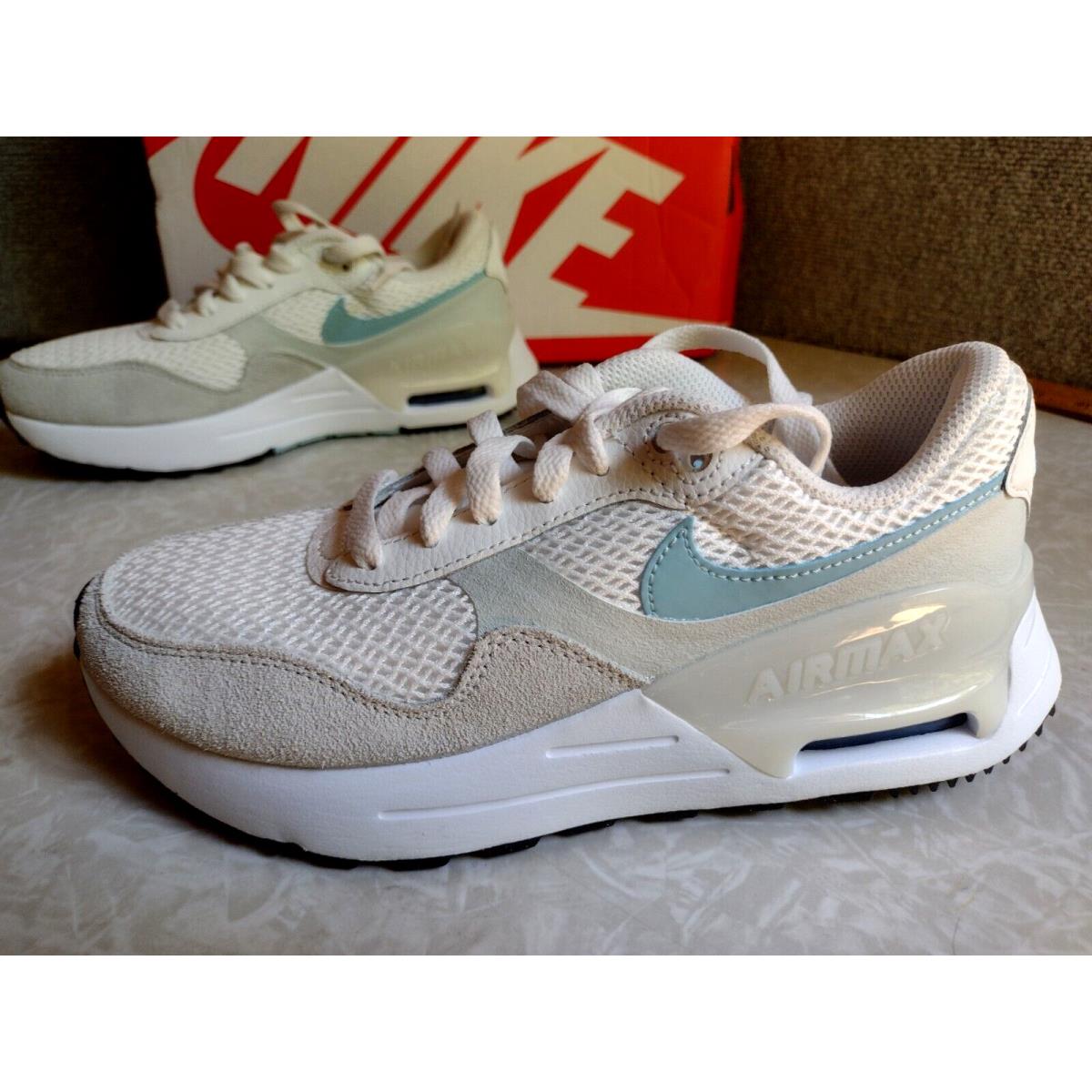 Nike Air Max Heel System Size 6.5 M Summit White Ocean Bliss Shoes DM9538-105 - White