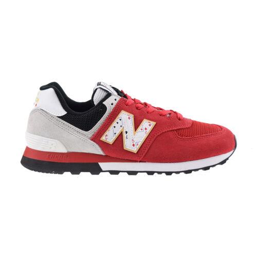 New Balance 574 Playing Card Men`s Shoes Red-summer Fog ML574-WI2 - Red-Summer Fog