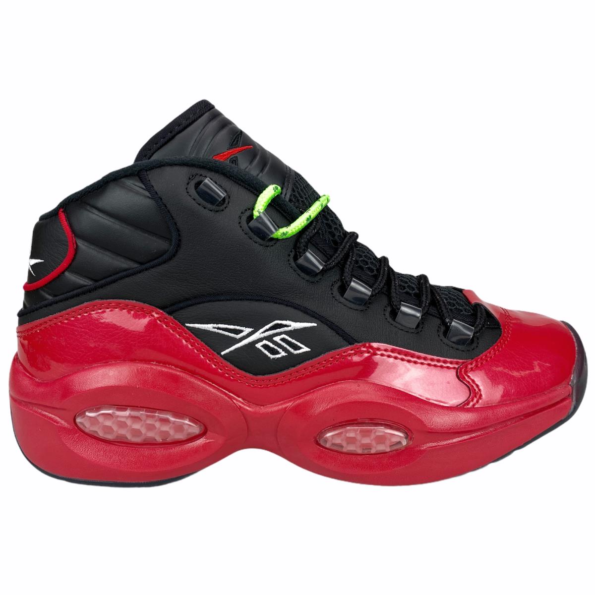 Reebok Question Mid Basketball Shoe Philly 76ers Bred Street Sleigh Iverson - Multicolor