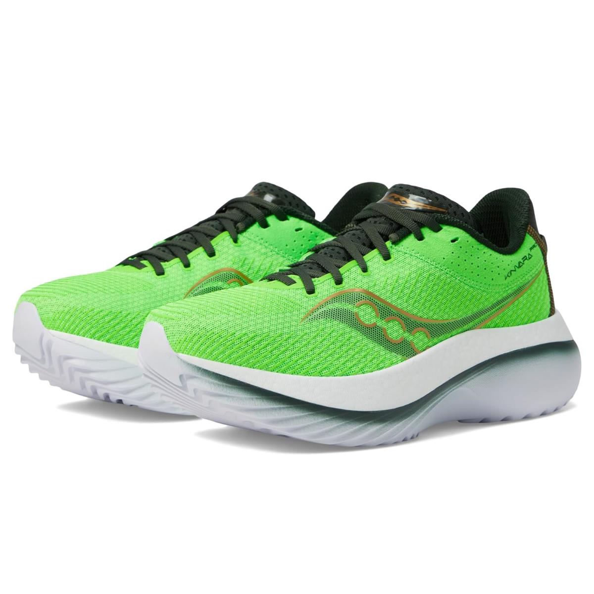 Man`s Sneakers Athletic Shoes Saucony Kinvara Pro - Slime/Umbra