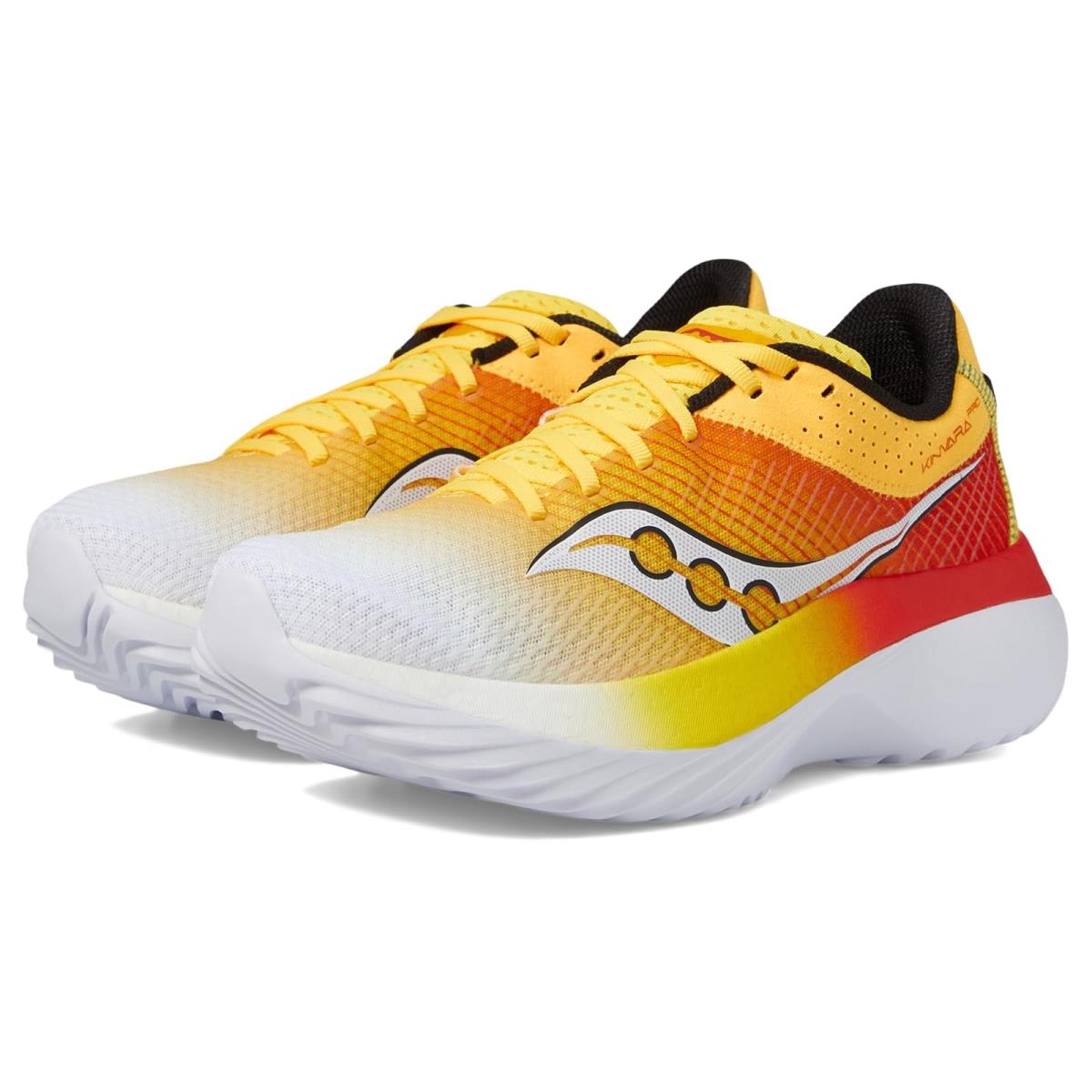 Man`s Sneakers Athletic Shoes Saucony Kinvara Pro Vizigold/Infrared